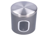 3Pcs Storage Jar Stainless Steel Food Tea Nut Container with Window Durable and Large Capacity for V1294-YM0714-3117210172411
