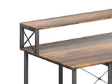 Levede Office Gaming Computer Desk Brown DH1054-BR