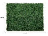 Boxwood Hedge Screen Green Wall Panel UV Resistant 100cm x 100cm V637-DP1000500