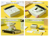 3D Cute Animal Model Dragon Paper Card Craft, 3D Sticky Note Art Notepad Chinese Dragon Year Paper V1366-AZ2-W-06081