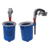 Above Ground Pool Surface Skimmer Blue Wall Mount Pool Surface Automatic Skimmer for Pool Cleaning V1294-YM0703-3111230153711
