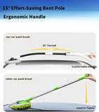Professional Telescopic Car Microfiber Wash Mop - 90&deg Rotating Detachable Brush Head, 15&deg V888-ELOSUNG52089