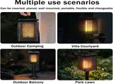 4-Pack Solar Garden Stake Light with Floral Pattern 12 LED Outdoor Decorative Light with Multiple V1107-SOLAR GARDEN STAKE LIGHT WITH FLORAL PATTERN1