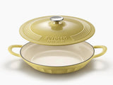BUYDEEM CP581 Enameled Cast Iron Dutch Oven Yellow V943-CP581-28CM-YELLOW