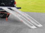 Steel Ramps, 1000 lbs, 2Pcs Heavy-duty Ramps Wider Ramp Surface, Universal Stable Loading Ramp V952-ZZGPDGZ1000LL25YEV0