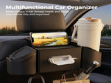 7-in-1 Car Seat Back Organizer, Multifunctional Storage with Cup Holder, Dual-Use Trash Can, Tissue V1192-AZ-W-18402