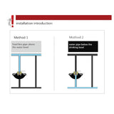 21.5cm Cattle Drinking Bowl - Iron Cast Mounted Automatic Water Cow Horse Trough V238-SUPDZ-31381957214288