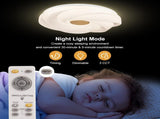 LED recessed ceiling light, 48W dimmable flower shape ceiling lamp, 14.8 inch 3 CCT, close to the V1189-HB001HWU000082