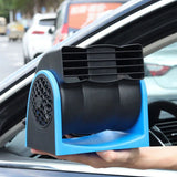12V Adjustable Car Air Fan Dual Blue V728-LP1005006948628665