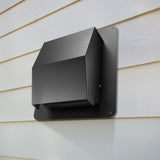 VEVOR 149 mm Hooded Wall Vent Cover SPCC Steel Roof Exhaust 1 Pack Black V952-QBPQTFKZSFX68VX60001V0