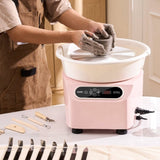 Pottery Wheel, 11 inch Pottery Forming Machine, 450W Electric Wheel for Pottery with Foot Pedal and V952-ZQLPJXS11YC4ZE2EMV3