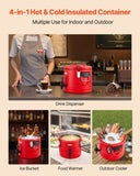 VEVOR Insulated Beverage Dispenser for Hot and Cold Drinks 2.2 Gal/8L Cooler Jug V952-YLHLQQYXKHS2T3EE9001V0