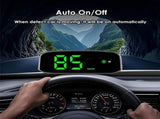 Car Speedometer Solar Head Up Display GPS Digital Intelligent Light Sensing HUD V1369-AZ3-W-23101