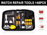 148Pcs Watch Repair Kit Set with Case for Watchmakers and Collectors V1369-AZ3-W-21257