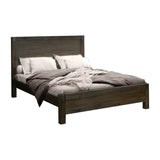 Bed Frame Queen Size in Solid Wood Veneered Acacia Bedroom Timber Slat in Chocolate V43-BED-NOWQCH