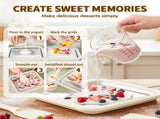 Rolled Cream Maker Kit, 2026 New Stainless Steel Freeze Plate with 2 Scrapers, DIY Stir Fried V1258-DP02-F-409