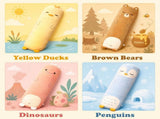 Long-Shaped Pillow Plush Pillow Hugging Pillow Soft Pillow Sleeping Pillow Gift - Yellow - Size 39in V1107-113-XXX-NNN-YEL3