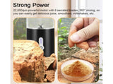 Portable Blender Cup, USB Electric Juicer, Rechargeable 530ml, 6 Blades, for Travel & Sports V1263-JX-2899