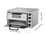 Commercial Pizza Oven Countertop, 16-Inch Double Deck Layers, Stainless Steel Electric Pizza Oven V952-FMDRPSLSCSXNXR1RGV3