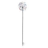 Outdoor Metal Wind Spinners LED Light Solar Powered Windmill for Yard Garden Lawns Decoration V1294-YM0715-3111210461011