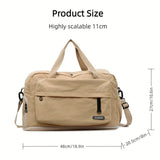 Fashion Sports Travel Bag Travel Bag Sports Bag Business Travel Bag Unisex Bag - Brown - Size L V1347-127-31014-BRN-L
