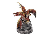 Fighting Dragon Statue Resin Desktop Dragon Figurine Sculpture with Light for Home Ornament V1294-YM0706-3115230085511