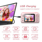 Kids' 2.4 Hd Reversible Camera With 8Gb Memory Card & Reader - Pink PRL-5085903060DBT
