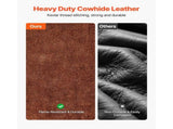 Leather Welding Cape Sleeve, Heavy Duty Flame Resistant Cowhide Safety Cape Sleeves for Men Women, V952-DPKDPKNPXLM0BW738001V0