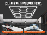 Hexagon Garage Lights 66300LM 15 Grids Honeycomb LED Shop Ceiling Light V952-PJXCKDBSLBX6VPB5YV3