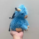 Blue Highland Cattle Chalk Bag Rock Climbing Equipment V1261-BLUEHIGHLANDCATTLE001