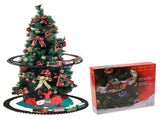 Christmas Train Set with Sounds Lights Electric Rail Car Toy Mini Train Toy Set for Christmas V1294-YM0715-10324226