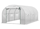 Green Fingers Greenhouse 3x2x2M Walk in Green House White GH-WALK-30X20-WH