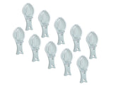 10Pcs Fish Scale Remover Portable Hand Held Hangable Compact Efficient Fish Scaler Brush for Kitchen V1294-YM0714-3118210302811
