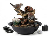 Spector Tabletop Water Fountain LED Colour Changing Bird Indoor Desktop AU Plug EL1005-LED-AU