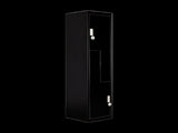 Black Two-Door L-shaped Office Gym Shed Storage Lockers V63-835101