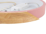 LED Ceiling Light Modern Round Dimming Indoor Flush Mount Lamp with Remote Controller for Bedroom V1294-YM0901-3119240152311