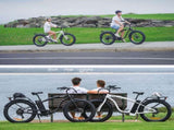 VALK Electric Fat Tyre Cruiser Bike, Step-Through eBike with Throttle, Tektro Hydraulic Brakes, V219-BIKFATVAF5KA