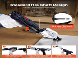 Metal Shear/Cutter Drill Attachment, Sheet Metal Cutter with 360-Degree Pivoting Head, Sharp V952-JSJQJFJJSDXZIA0VZ001V0