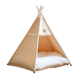 Linen Pet Teepee Bed V728-LP601099701884098
