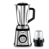 2-in-1 Electric Blender and Grinder with Stainless Steel Body, 1.5L Mixing Pitcher and Detachable V1341-ZY-A962WNAN-SILVER