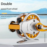 Right-hand High Speed Front Strike Fishing Reel - 4.0 Gear Ratio Aluminium Alloy Reel with Auto Line V888-ELOSUNG56790