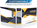 2-inch 3 Ring Binder with 2 Interior Pockets, Heavy Duty 2'' Binders Holds US Letter Size 8.5'' x V1258-DP02-C-1342