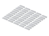 50PCS 10cm Greenhouse Film Clamp Heat Resistant Tube Clip Gardening Frame Pipe Clip for GardenWhite V1294-YM0715-3111210428412