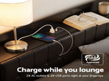 Artiss Double Bed Frame with Storage Headboard SAA Certified Charging Station BFRAME-J-MARK-D-BK-AB