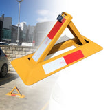Triangle Lockable Parking Barrier Fold Down Vehicle Security Car Parking Lock Safety Reflective V891-CAR-PBTR-X1