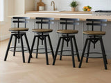 Levede 4x Bar Stool Industrial Adjustable BR1058-1X4