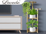 Levede Plant Stand Outdoor Indoor Flower Gold Large UM1189-L-GD