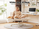 Artiss Criss Cross Chair with Wheels & Adjustable Armrests and Electric Standing Desk 140cm with HASD-ET156E-2018-BG