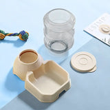 Plastic pet water dispenser, automatic feederelf Feeding for Small Large Pets Puppy Kitten Rabbit V1369-AZ3-W-07893