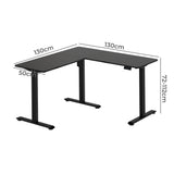 Levede Electric Standing Desk Table Adjustable Height DH1073-BK-AU